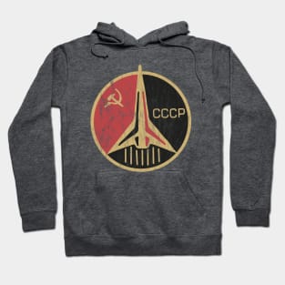 Retro Cosmonaut Mission Badge Hoodie